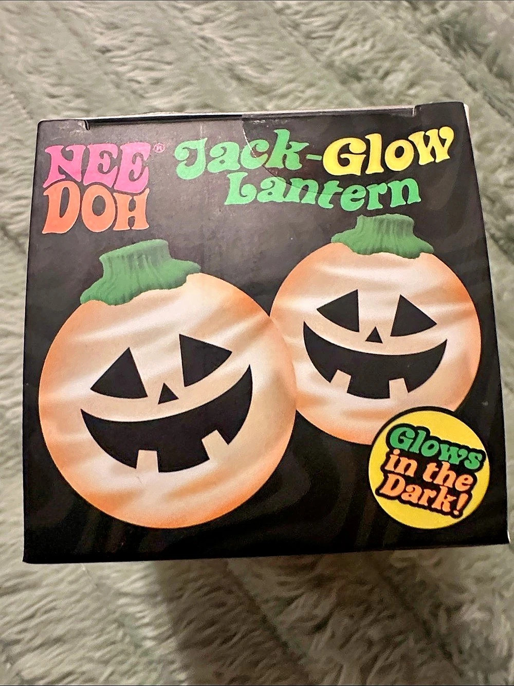 Schylling NeeDoh Jack-Glow Lantern Halloween Toy. Aldi Exclusive!